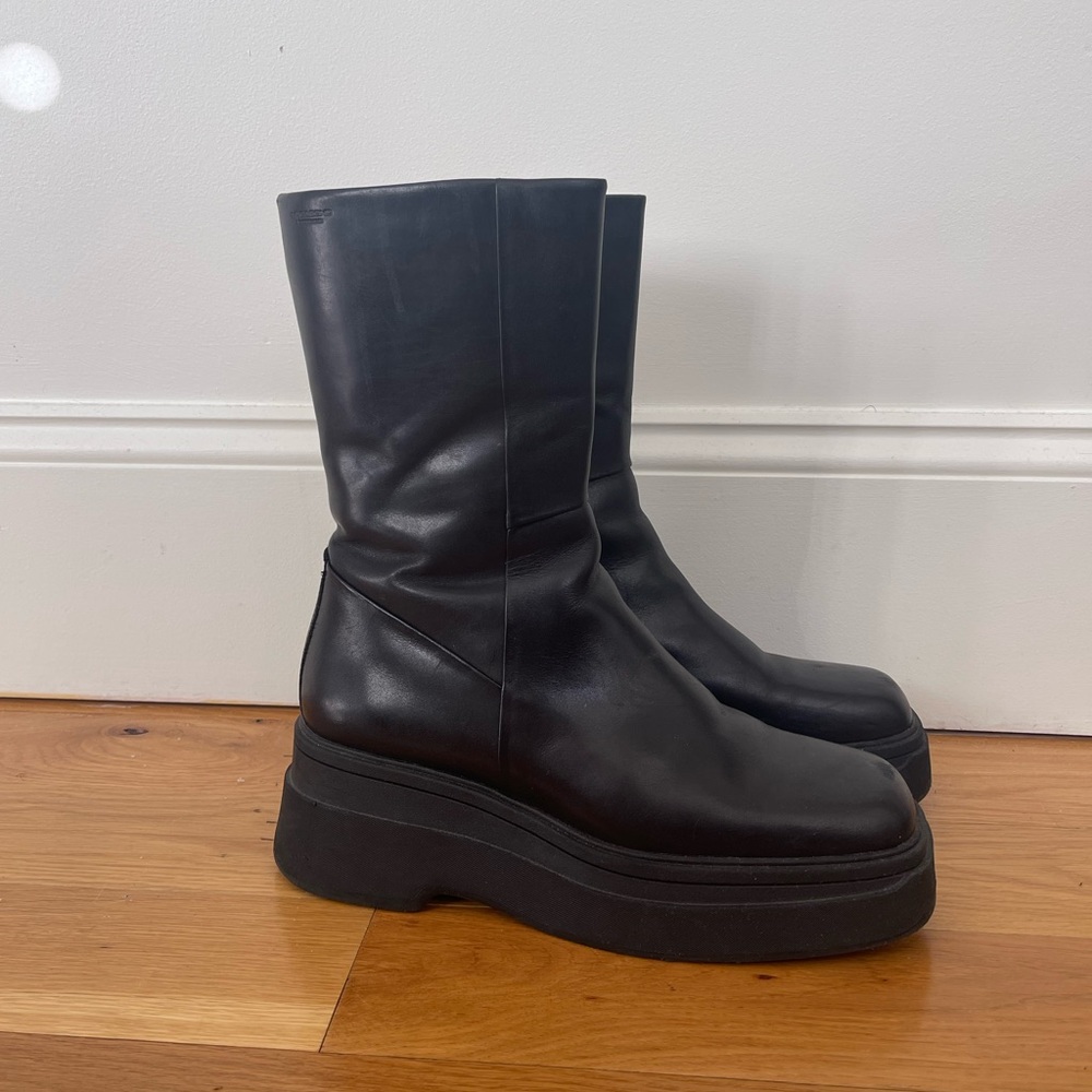 VAGABOND Carla Boots black leather